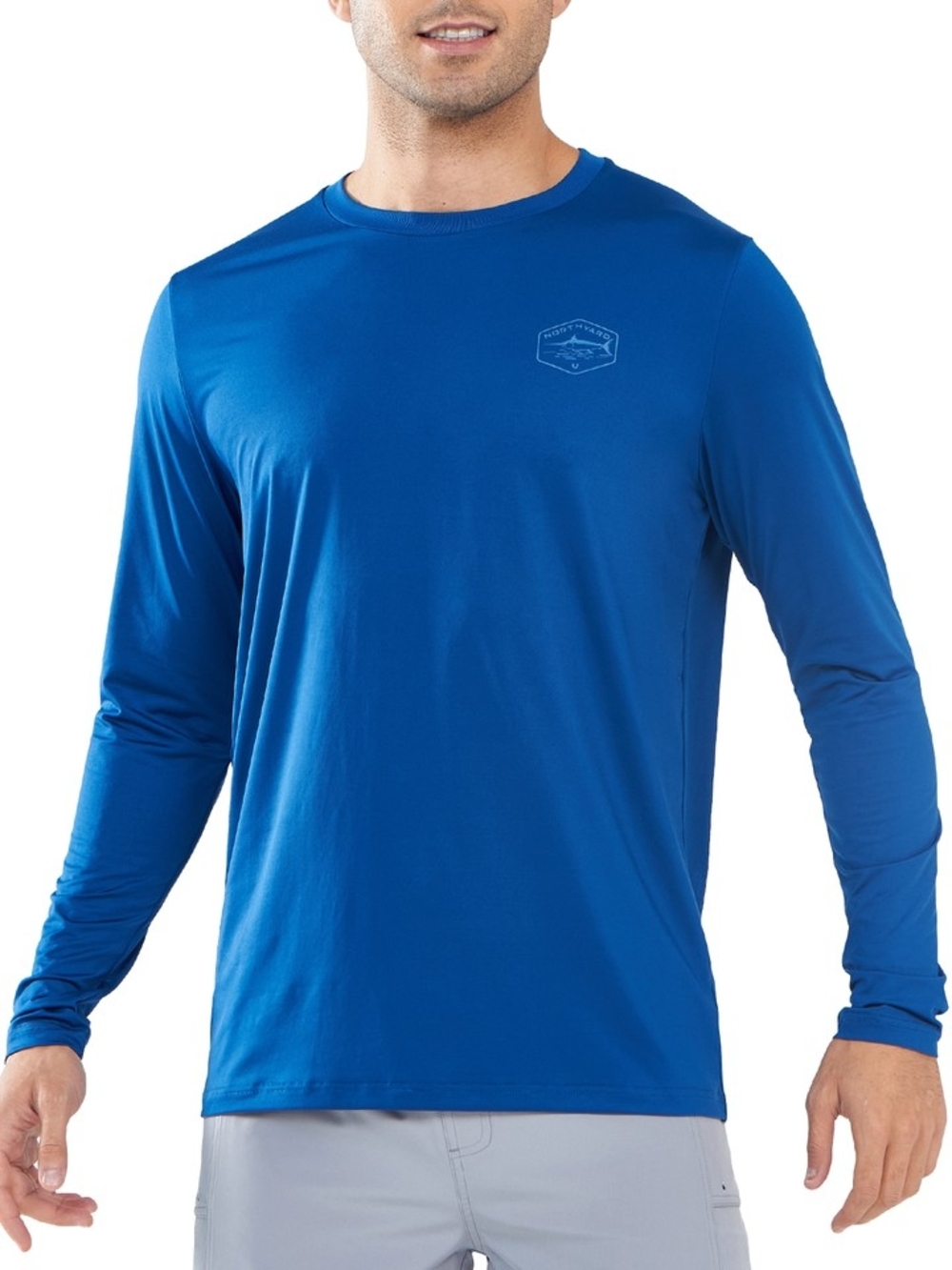 NWT Northyard UV Protection Marlin Print Long Sleeve Tee - Size XL